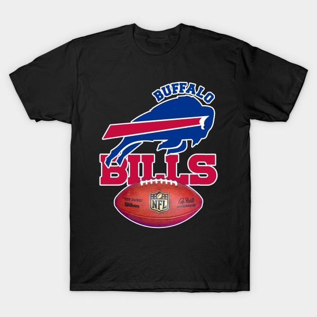 Cool Buffalo Bills Bison Football Team T-Shirt by ZONA EVOLUTION